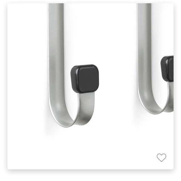 🆕 Linger Over the Door 5 Hook Black/Nickel Loft by Umbra - Picture 5 of 7